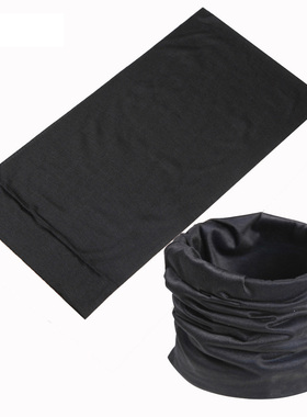 军迷战术遮脸黑色面罩纯色百搭真人CS户外头套围脖