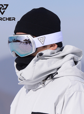 chercher滑雪眼镜登山护目镜男女球面高清双层防雾单双板BOUNCE