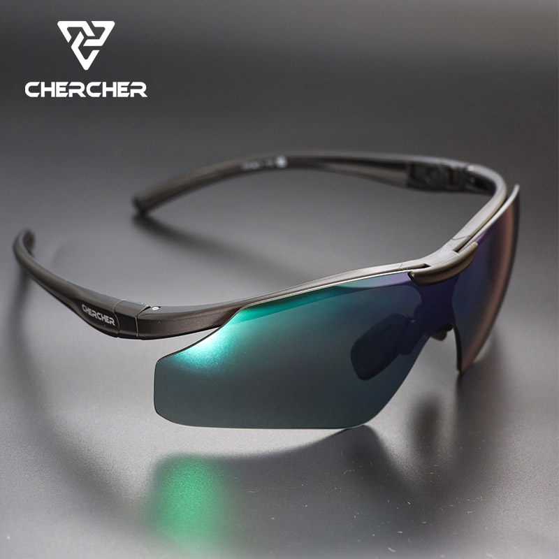 CHERCHER骑行眼镜跑步运动马拉松防风护目自行车户外太阳镜