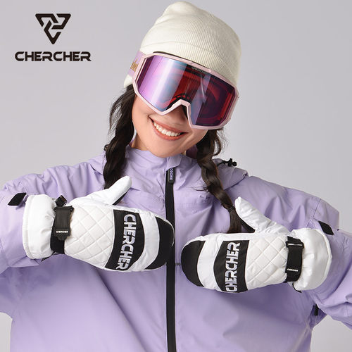 CHERCHER防水防滑触摸手套加绒