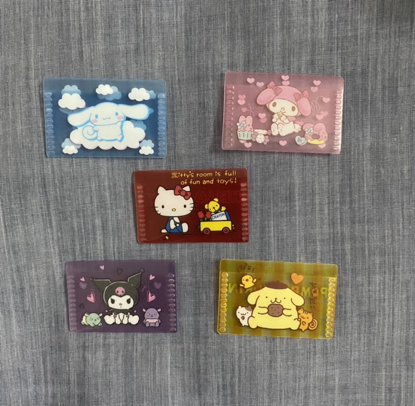 库洛米玉桂狗美乐蒂布丁狗帕恰狗手机擦信封便签纸镭色贴纸冰箱贴