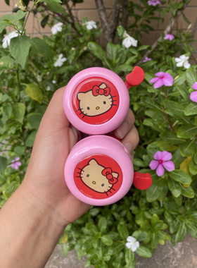 中古老货10年款日版hellokitty铃铛儿童铃铛自行车铃铛可爱卡通