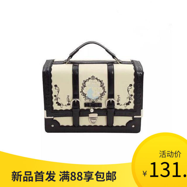 日系软妹爱丽丝洛丽塔刺绣韩版女包lolita单肩斜挎包手提包双肩包
