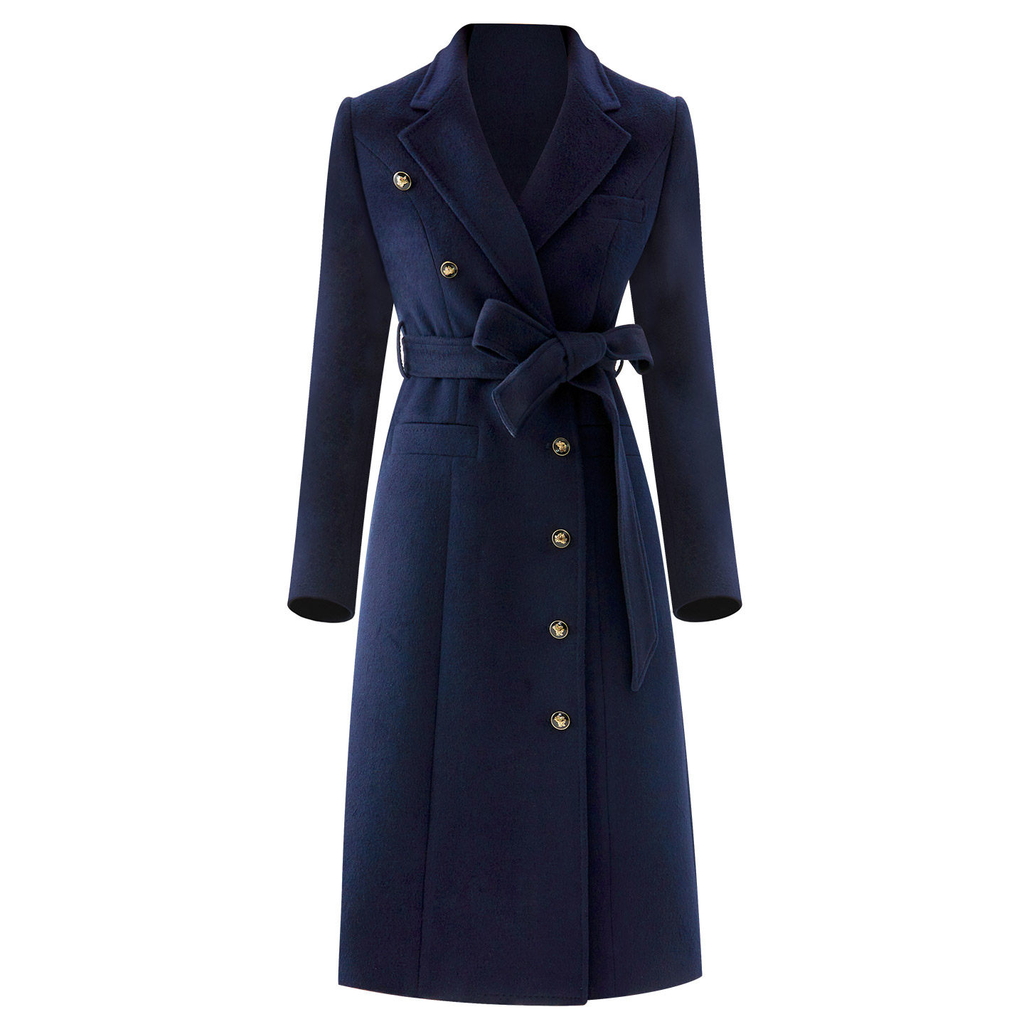 秋冬羊毛大衣女系带修身款显瘦翻领加厚气质通勤时尚商务呢子外套,女装/女士精品,毛呢外套,淘宝优惠券,粉丝福利购,淘宝优惠卷