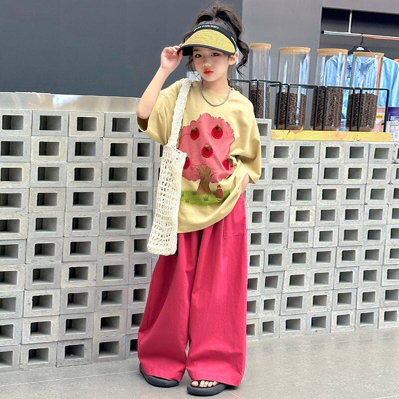 女童夏装套装洋气2026新款夏季