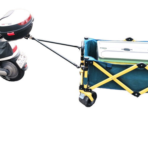 露营车拖杆连接自行车拖车连接杆电动车拖行挂车营地车单车拖车杆