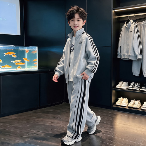 男童春秋运动服两件套2026新款