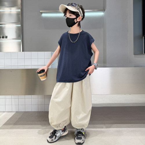 男童夏季运动背心两件套