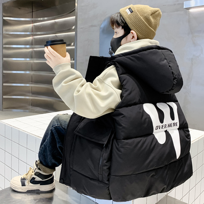 男童羽绒棉马甲秋冬季新款外穿