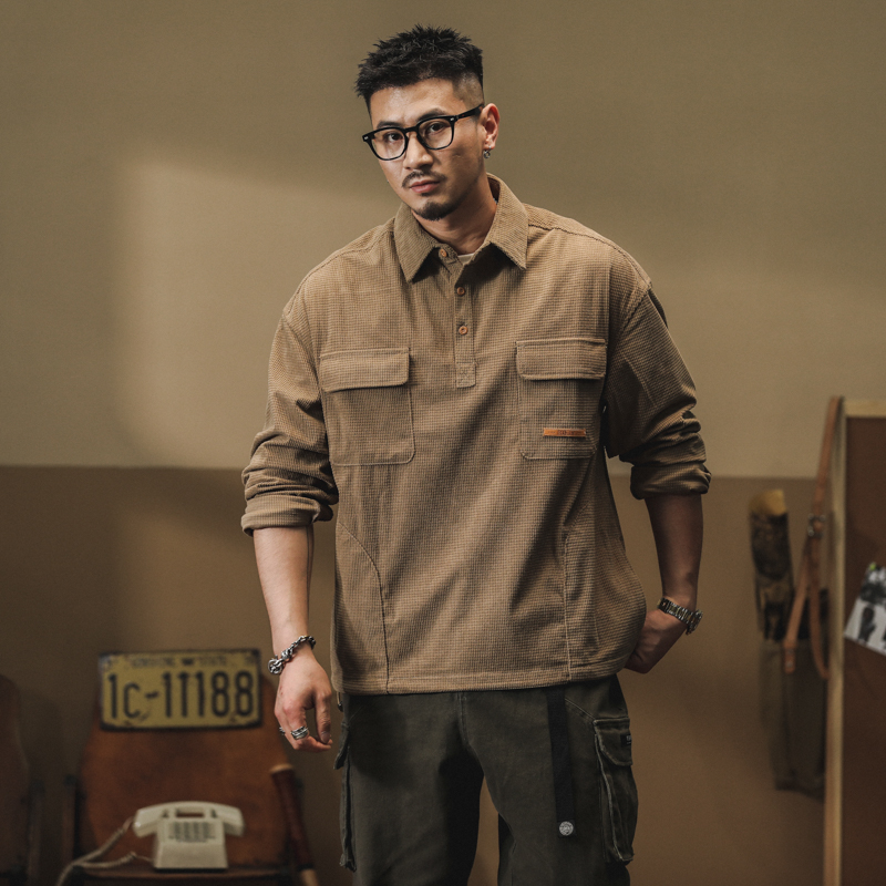 2025新款衬衫男polo衫夏季薄款