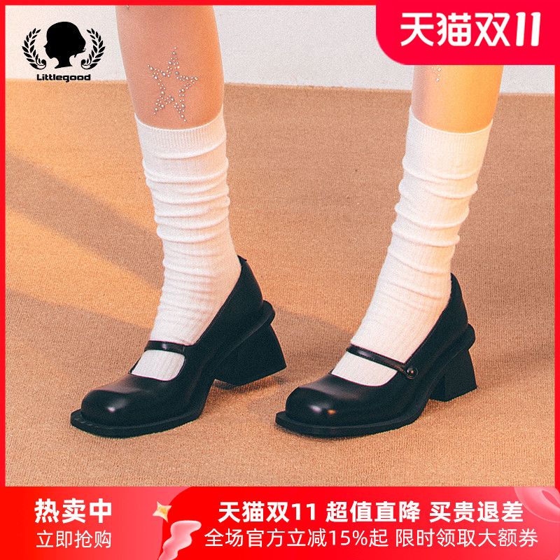 littlegood日系玛丽珍鞋