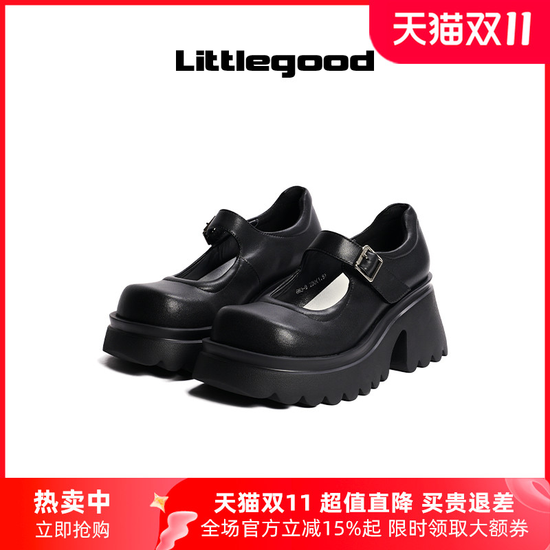 【Coco喜欢】 littlegood复古玛丽珍鞋女2025新款厚底小单鞋百搭