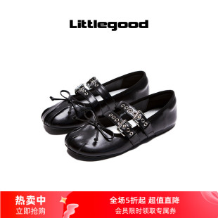 女2025新款 littlegood蝴蝶结玛丽珍鞋 芭蕾风百搭小单鞋 25SS