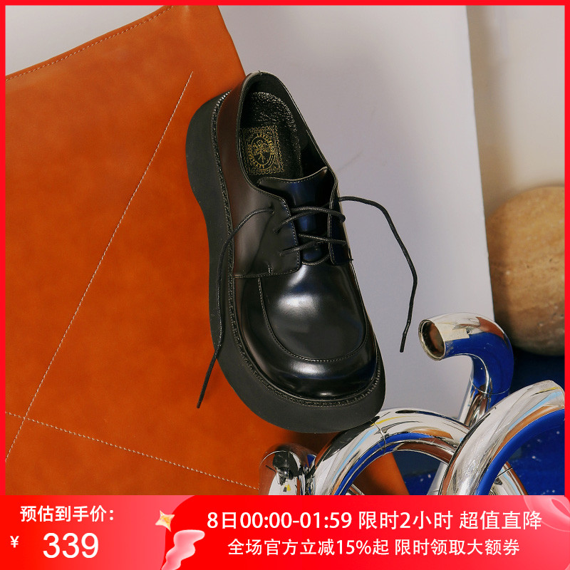 littlegood英伦风甜酷百搭小皮鞋