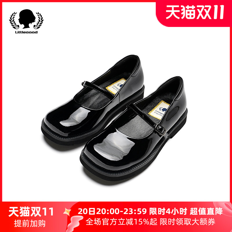设计秋冬软底学院风儿童鞋