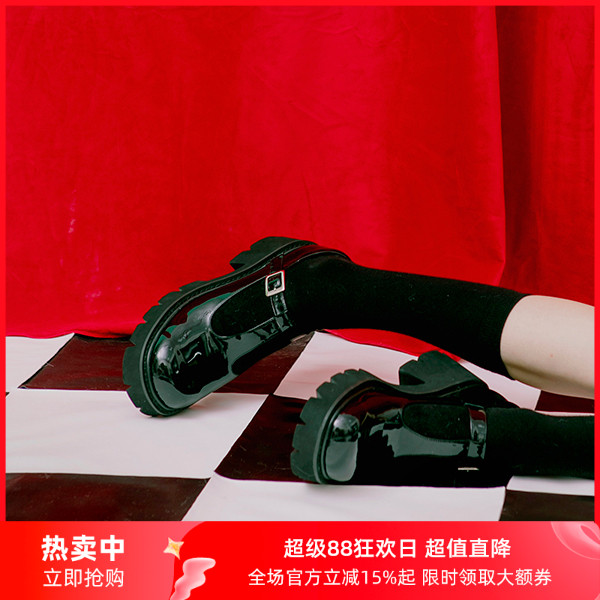 littlegood日系学院风JK玛丽珍鞋