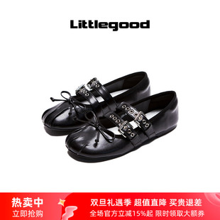 女2025新款 littlegood蝴蝶结玛丽珍鞋 芭蕾风百搭小单鞋 25SS