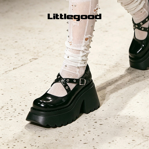 littlegood少女风玛丽珍鞋百搭