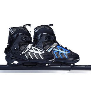 儿童冰刀鞋专业花样速滑鞋成人滑冰鞋男女初学可调球刀鞋保暖防水
