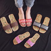 夏季 木拖鞋 情侣款 防滑耐磨按摩木屐 2025 实木休闲 木鞋 女