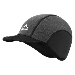 散步防寒保暖登山滑雪运动帽子冬季男骑行头套防风摇粒绒帽护耳帽