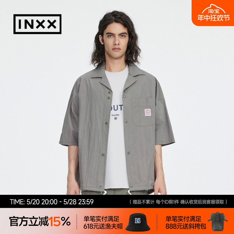 【INXX】Standby 潮牌23夏新品短袖衬衣情侣XMD2340615 男装 衬衫 原图主图