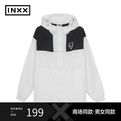 【INXX】APYD 简约logo工装风防晒服开衫外套男女同款APE2145110