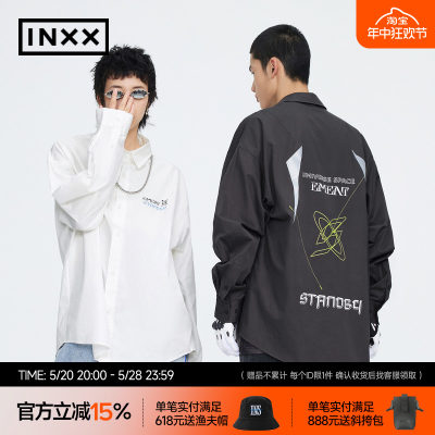 【INXX】Standby 时尚潮牌23春新品长袖衬衣男女同款XMD1040457