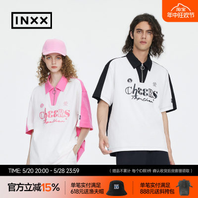 【INXX】Standby 潮牌23夏新品短袖Polo衫男女同款XMD2580701