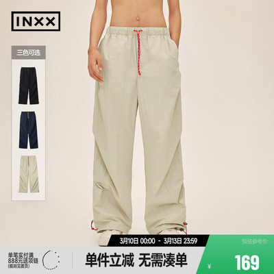 【INXX】Standby潮牌宽松伞兵裤休闲裤男女同款长裤XME3231294