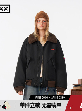 【INXX】Standby潮牌新品复古可拆卸毛领夹克棉服外套XME4161446