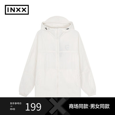 【INXX】APYD潮牌简约logo防晒服男女同款多色拉链开衫APE2145109