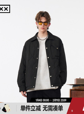 【INXX】Standby秋冬新款基础休闲LOGO多口袋羽绒服XME4151431
