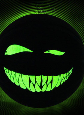 品牌篮球恶魔笑脸定制刻字7号球青少年专用黑色训练球生日礼物