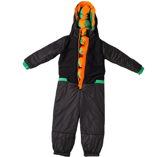 儿童连体滑雪服单双板加厚保暖防风防水独角兽卡通宝宝滑雪服男女