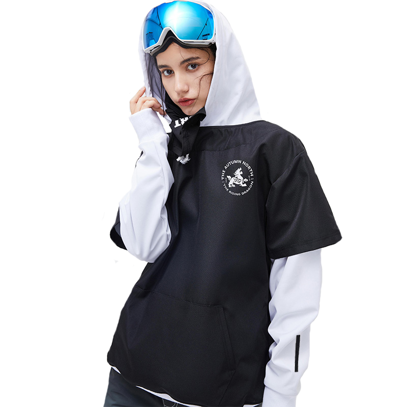 卫衣防水耐磨单板男女滑雪服
