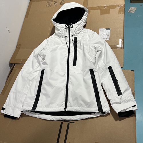 滑雪服女防风防水单双板冬季户外套装保暖防寒服棉服修身滑雪衣白