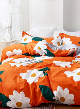 纯棉被套单件150x200夏季全棉单人 160x210床单被罩两件套200x230