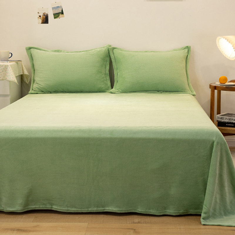 冬季珊瑚绒床笠加厚法兰绒床单单件双面绒纯色榻榻米床垫套罩保暖,床上用品,床单,淘宝优惠券,粉丝福利购,淘宝优惠卷