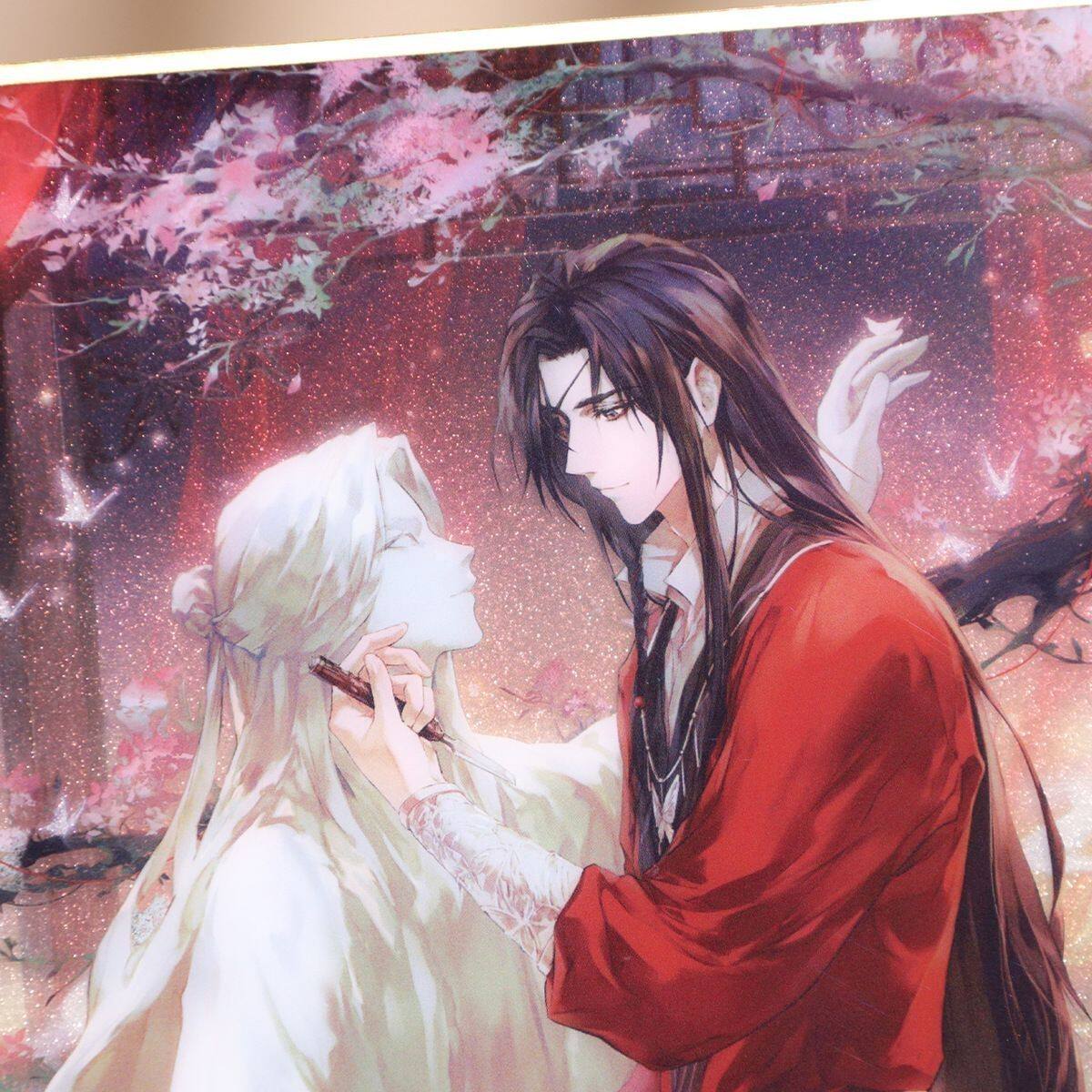 官方正版天官赐福周边吹影镂尘系列双闪色纸花城谢怜动漫摆件礼物