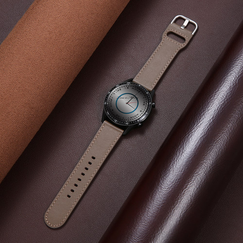 适用华为手表gt表带真皮运动三星