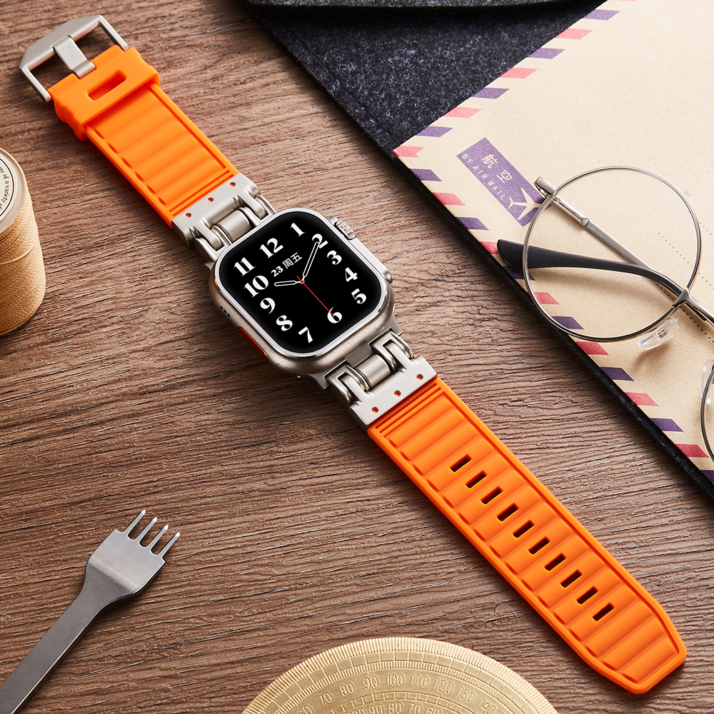 索柯苹果iwatch手表硅胶表带