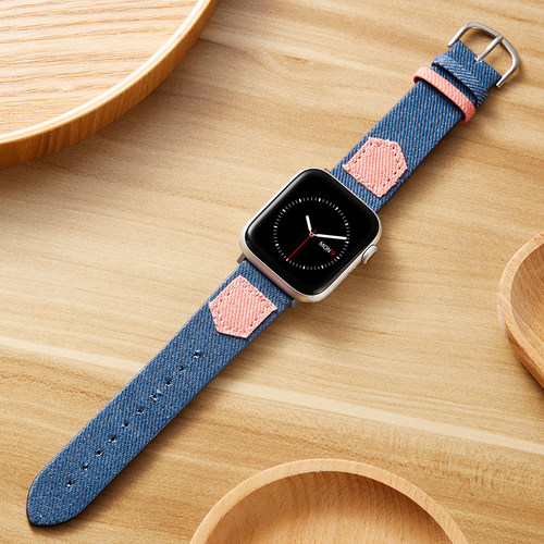 索柯真皮表带适用applewatch8
