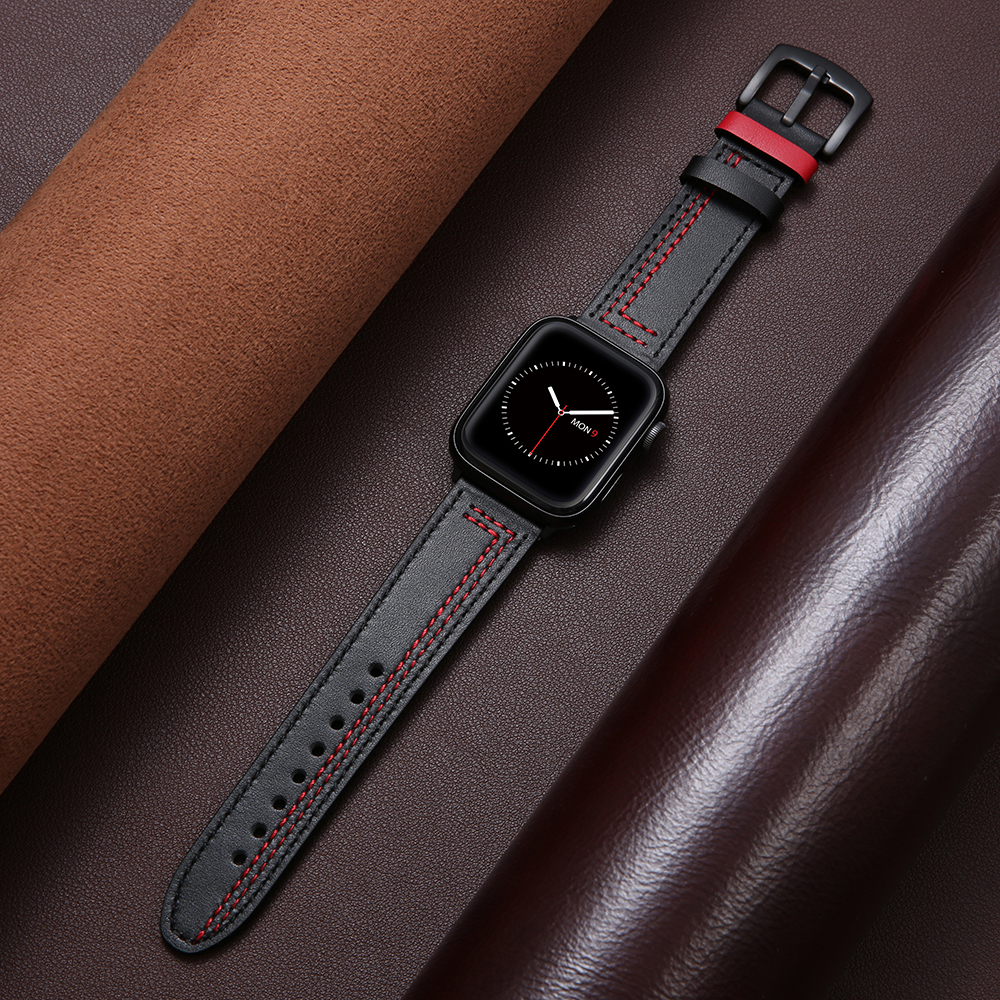 apple表带真皮潮新透气40mm44