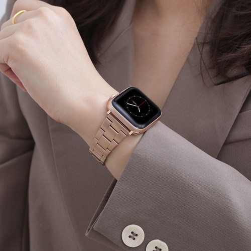 适用苹果手表不锈钢快拆设计