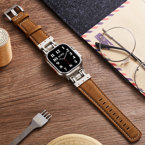 索柯苹果iwatch手表真皮表带