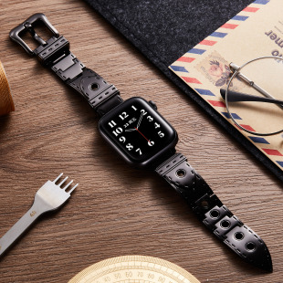 索柯适用iwatch10苹果S9手表applewatch8表带S7金属SE钢S6高级6男女5夏4代新款 ultra创意保护壳45运动46watch