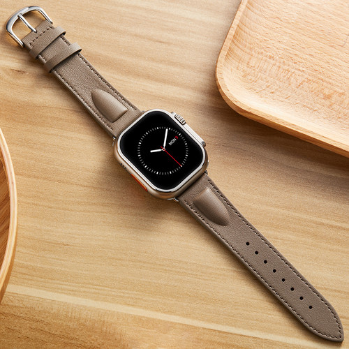 适用applewatch9真皮表带