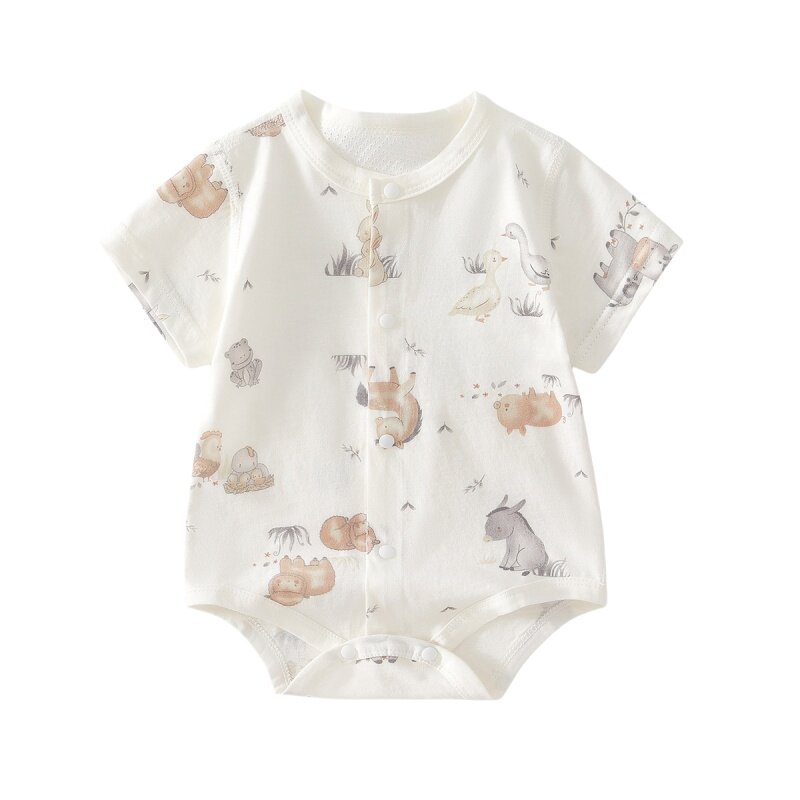 A CUTE DRESS SUMMER SHORT-SLEEVED THIN COTTON BONELESS MEN AND WOMEN ARE SOFT AND SKIN-FRIENDLY CLOSE AND COMFORTABLE