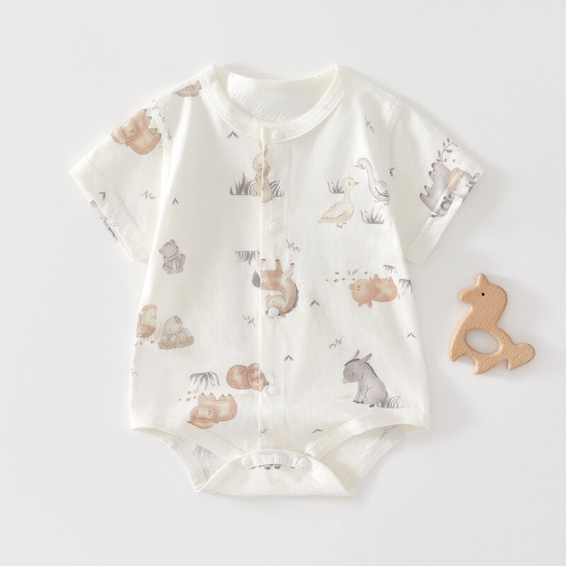 A CUTE DRESS SUMMER SHORT-SLEEVED THIN COTTON BONELESS MEN AND WOMEN ARE SOFT AND SKIN-FRIENDLY CLOSE AND COMFORTABLE